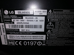 55" LG fullHD teler SmartTV 3D (6 foto / 6)