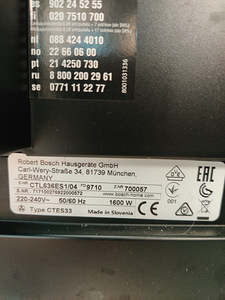 Bosch Series 8 integreeritav täisautomaatne kohvimasin (2 foto / 3)
