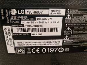 49" LG 4K UHD teler SmartTV (5 foto / 5)