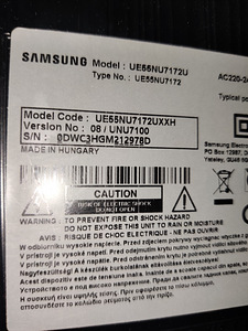 55" Samsung 4K UHD телевизор SmartTV (5 фото из 5)
