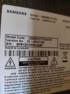 55" Samsung 4k UHD teler SmartTV (5 foto / 5)