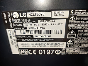 42" LG fullHD teler SmartTV 3D (6 foto / 6)