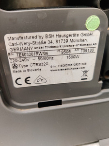 Siemens EQ.6 täisautomaatne kohvimasin (5 foto / 5)