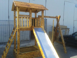 Детский игровой комплекс из дерева