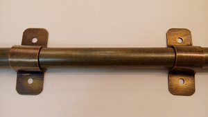 Труба латунная ø 16 мм.- 2 м, Патина коричневая Petrucci