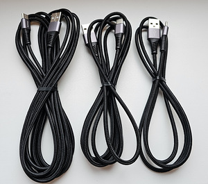 USB-C andme- ja laadimiskaabel | 1M / 2M / 3M UUS! (6 foto / 6)