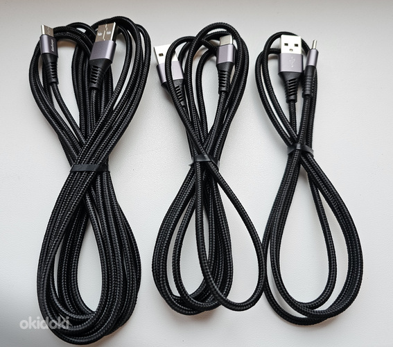 USB-C andme- ja laadimiskaabel | 1M / 2M / 3M UUS! (foto #6)