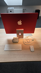 Apple iMac M1 (24”, M1, 2021) | 256GB | Red/Pink (3 foto / 5)
