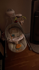 Электрические качели для младенцев Caretero Bugies Grey (1 фото из 4)