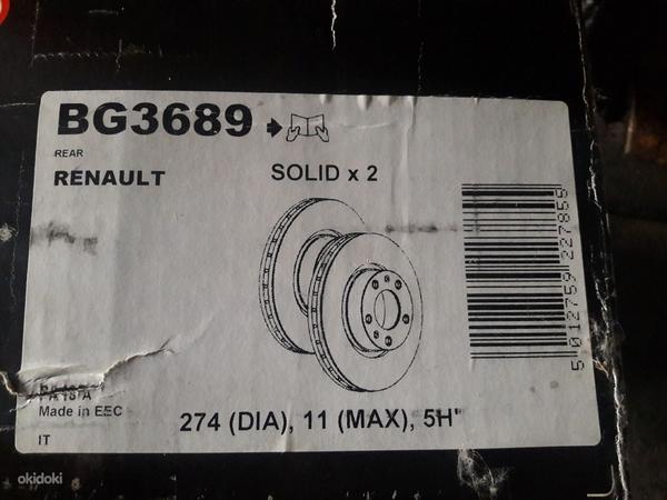 Новые задние тормозные диски Renault Laguna II (фото #3)