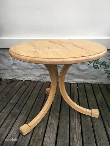 Круглый деревянный стол (фото #1)