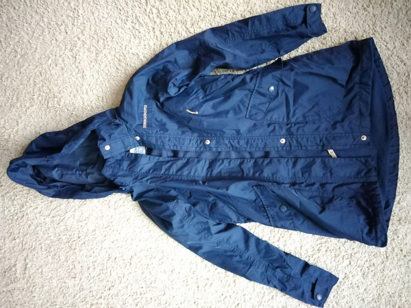 Didriksons tumesinine k/s parka, suurus 140
