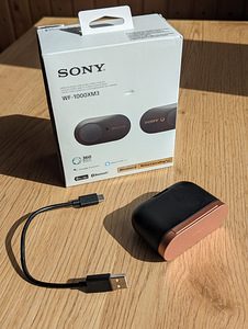 Sony wf-1000xm3 mürasummutavad kõrvaklapid (1 foto / 3)