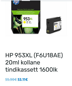 Kassetid/Cartridge HP 953 XL (8 foto / 10)