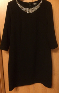 Elegantne must kleit M/L (4 foto / 7)