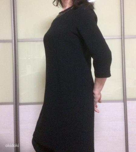 Нарядное чёрное платье М/L (фото #1)