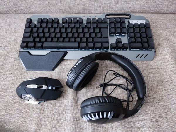 Bluetooth klaviatuur, hiir ja kõrvaklapid (foto #2)
