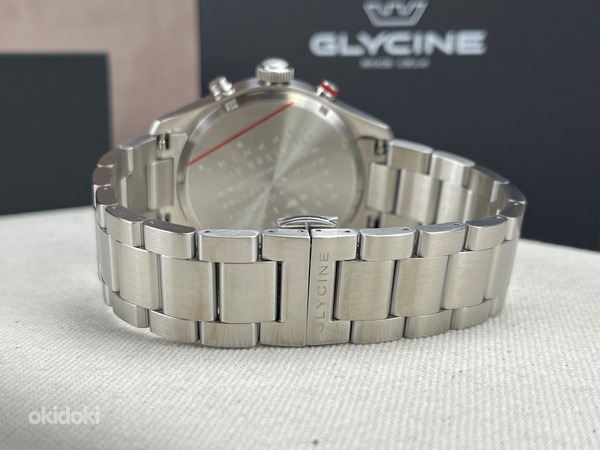 Новые мужские часы Glycine Airpilot Chronograph Date (фото #5)