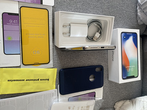 iPhone X 64GB Silver Heas Seisukorras, Uus Aku (5 foto / 7)