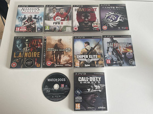 10x Mängud Playstation 3/PS3 (1 foto / 3)