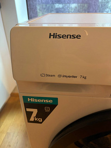 Hisense pesumasin 7 kg inverter, aur (3 foto / 5)