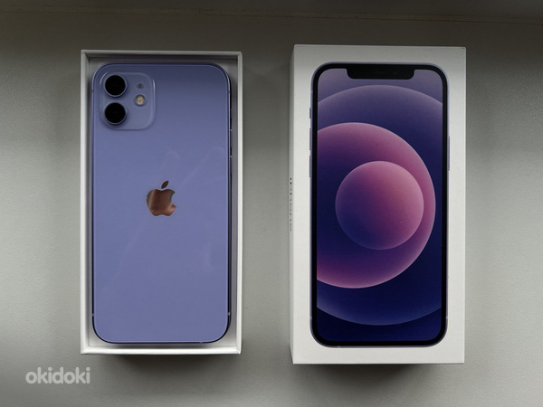 Uus Apple iPhone 12 64GB Purple + 3 ümbrist (foto #2)
