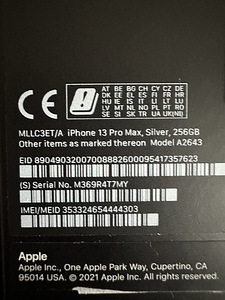 iPhone 13 Pro Max 256gb silver (7 foto / 8)