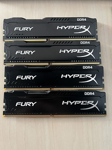 HyperX Fury DDR4 2666MHz CL15 16GB 4x4GB (1 foto / 2)