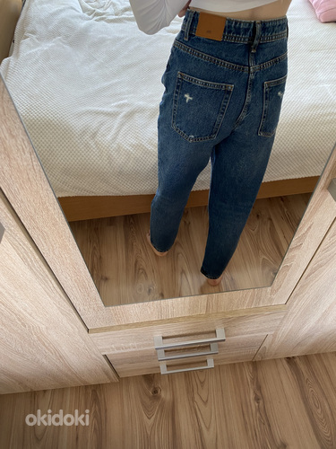 Zara mom fit джинсы размер 34 (фото #3)