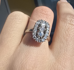Кольцо с бриллиантом 1CT (4 фото из 5)