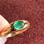 Omapärane sõrmus smaragdiga (foto #1)