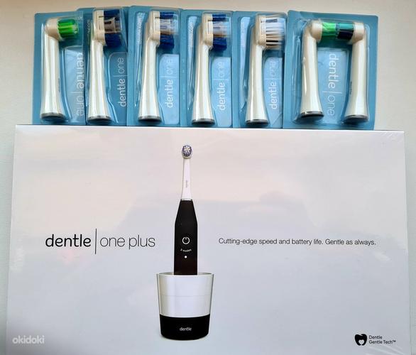 Электрическая зубная щетка dentle One Plus + зарядное устройство и 7 насадок (фото #1)
