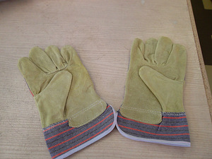 Перчатки рабочие спилковые комбинированные утепленные