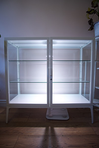 Ikea milsbo витрина стеклянный шкаф комод