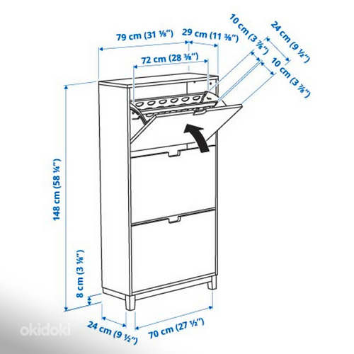 Шкаф для обуви IKEA STÄLL