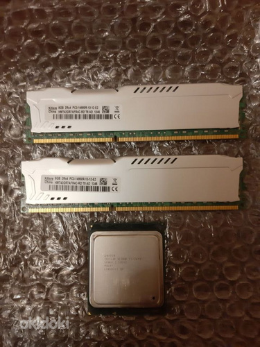 Intel Xeon E5-2640 6cores CPU + Samsung 16gb DDR3 1866 8GBx2 (foto #1)