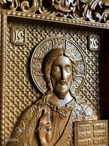 Puidust ikoon on valmistatud pöögist "Lord Almighty" 400x300 (foto #2)