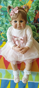 Kogutav reborn nukk Ot Monika Peter Leicht 80 cm (5 foto / 9)