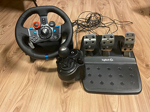 Logitech G29 mänguratas + pedaalid + kasutusjuhend (1 foto / 2)