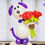 Воздушное украшение красочные композиции из шаров (фото #2)
