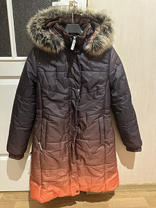 Зимнее пальто (парка) для девочки Lenne s. 146