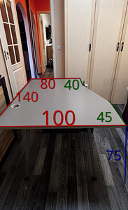 Laud 140x80(100)x75 kiirmüük (2 foto / 3)