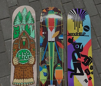 Rula / deck / skateboard ; 3 allesjäänud decki