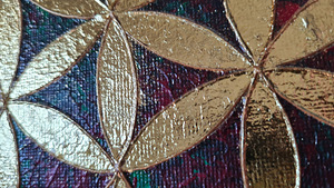 Uus hind! Käsitöö mandala maal "Elu lill" 30 cm × 30 cm (1 foto / 10)