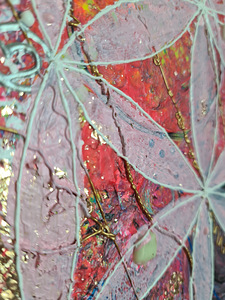Käsitöö mandala maal " Elu lill", suurus 40 cm × 40 cm (5 foto / 9)