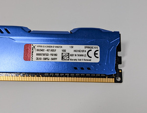 HYPERX KINGSTON RAM DDR3 99U5402 4GB 1333MHz (2 foto / 2)