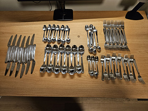 Söögiriistade komplekt, roostevaba teras, IKEA Dragon (1 foto / 8)