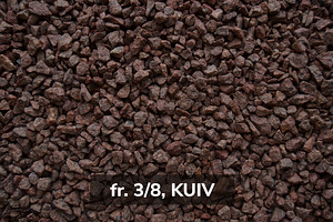 Graniitkillustik punane; fr 3/8 mm; 25 kg (3 foto / 3)