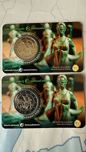БЕЛЬГИЯ 2 ЕВРО 2005 – 2016 Unc; 2EURO COIN CARD 2014-2025 (7 фото из 8)
