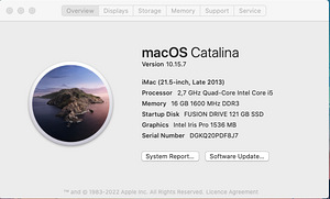 iMac 21,5" 2013 г. (2 фото из 3)